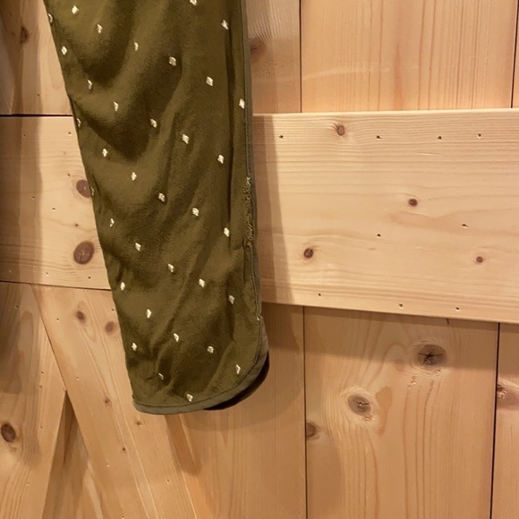 Elevenses Goldform Olive Skinny Crop Pull On Pants Size 2 - Picture 5 of 13